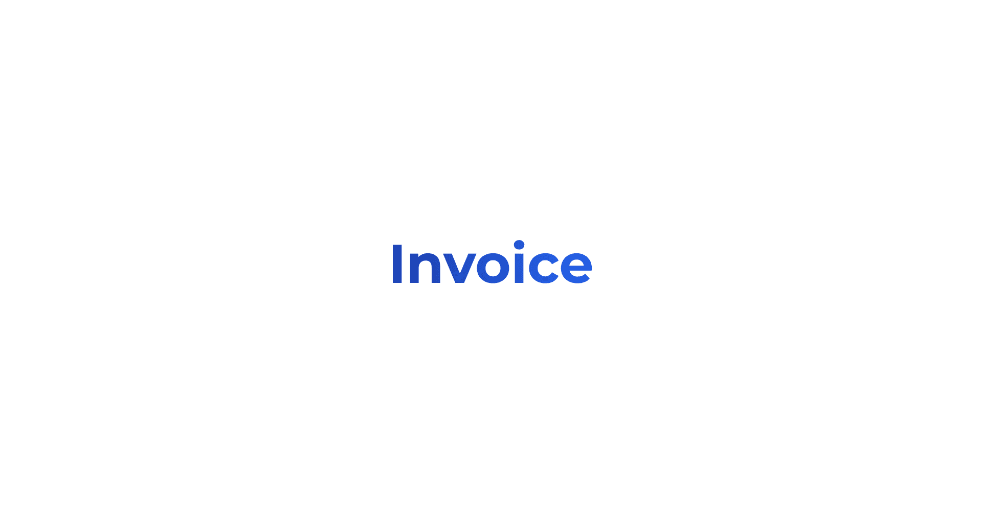 Invoice preview
